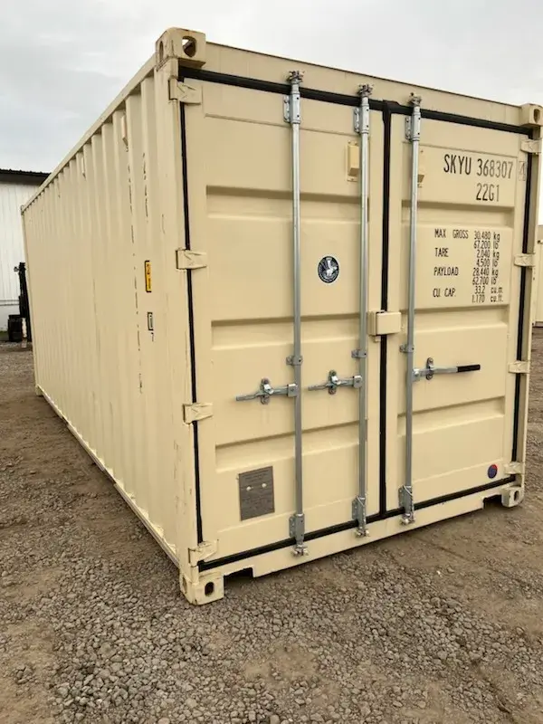20' Standard One Trip, tan, in the Reno yard